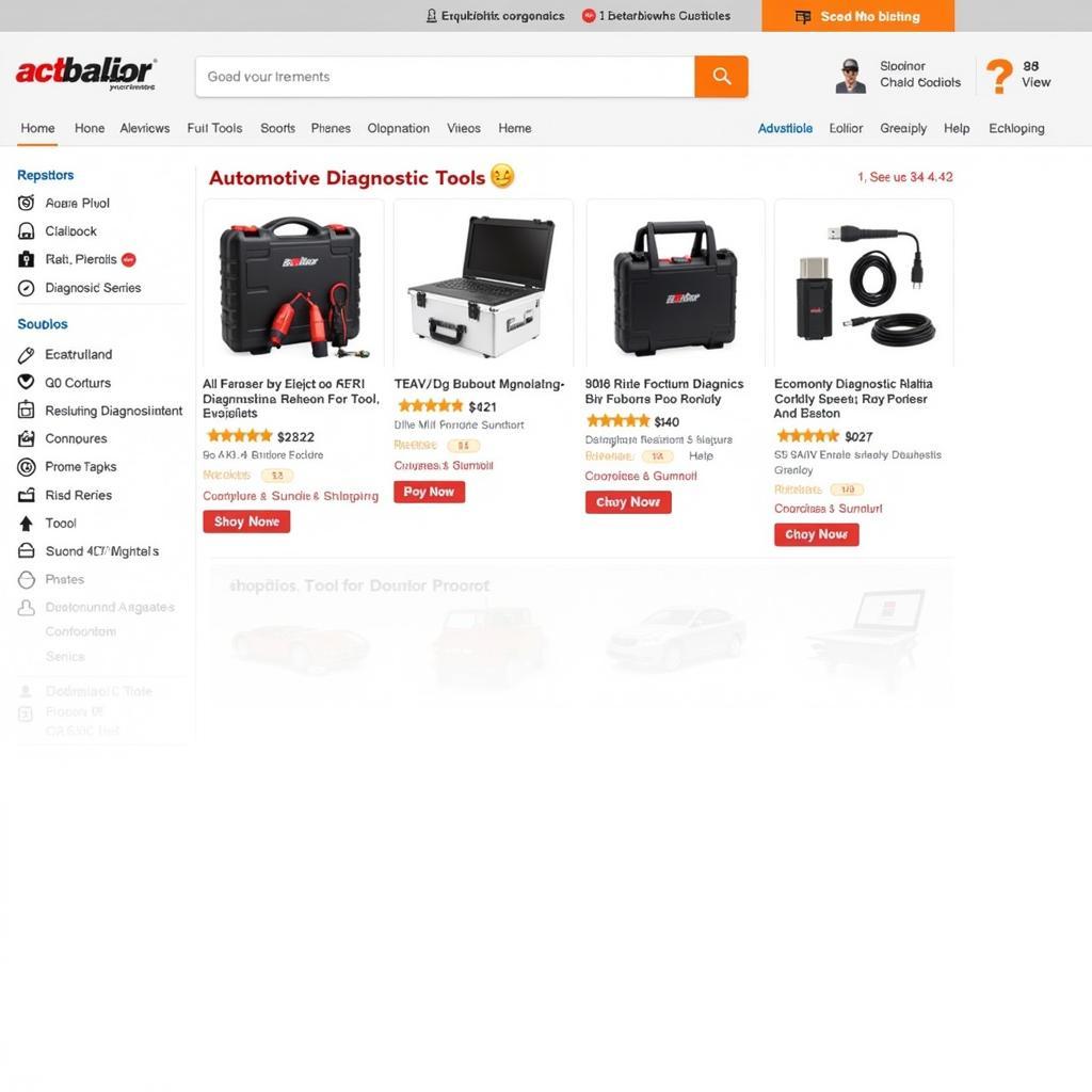 Online Automotive Diagnostic Tool Marketplace