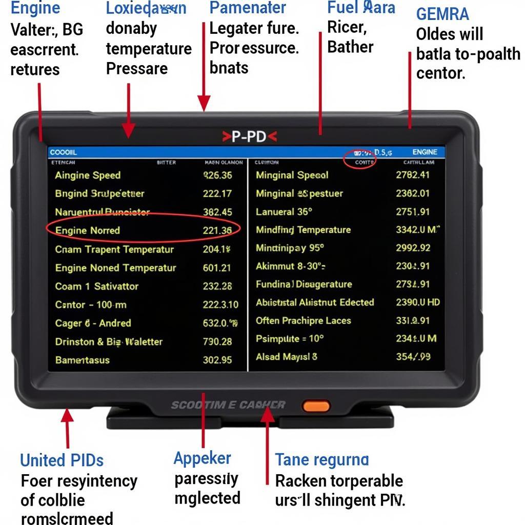 PID Definition Scan Tool Display