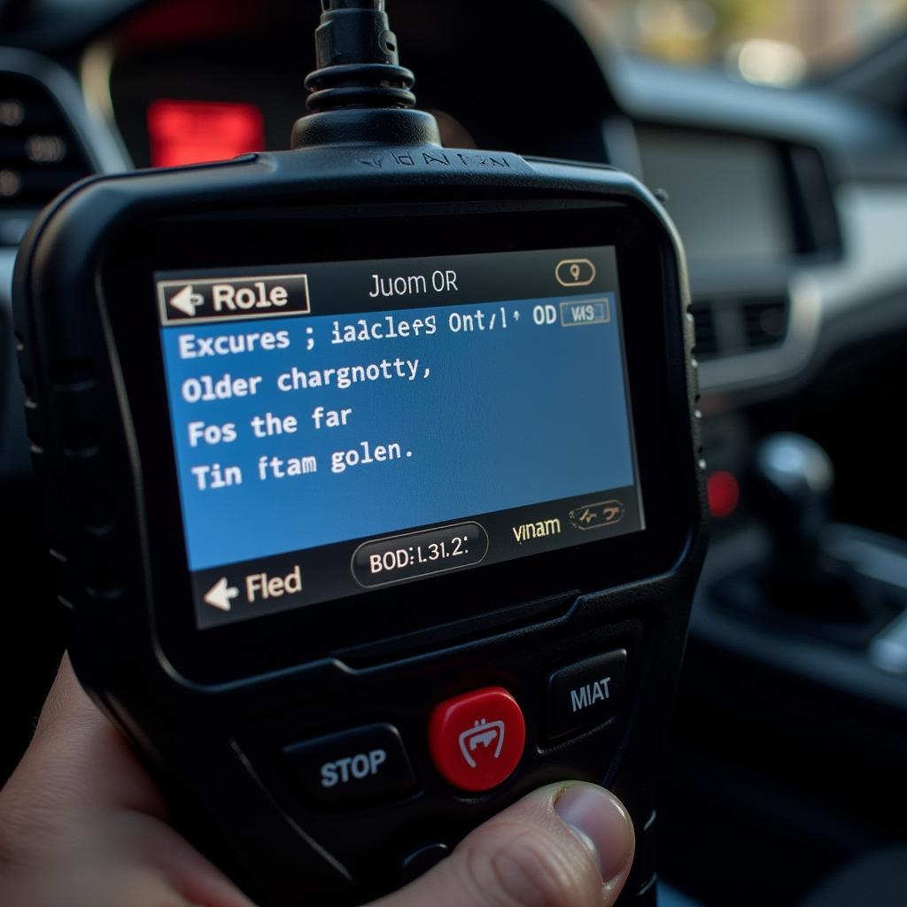 Reading DTC Codes with an OBD2 Scanner