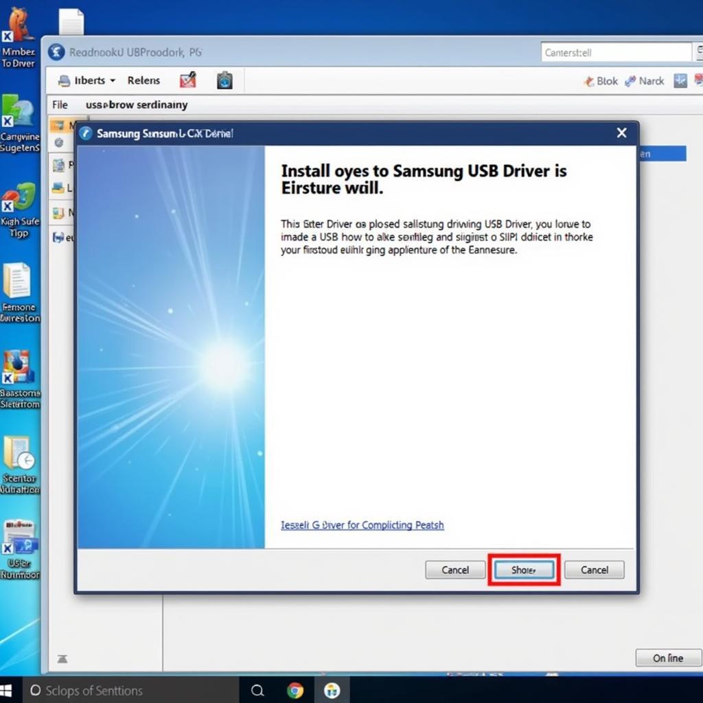 Installing Samsung USB Drivers on a Computer