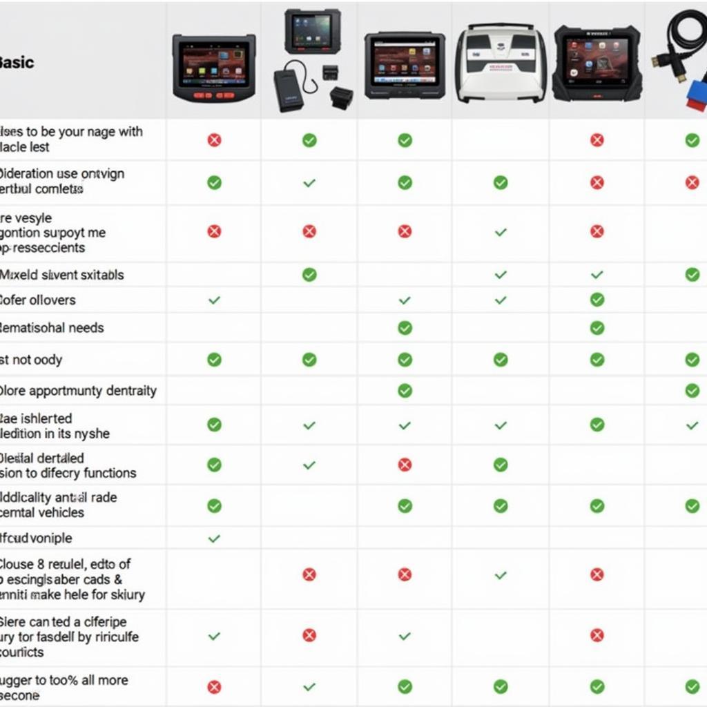 Comparing Key Scan Tool Features