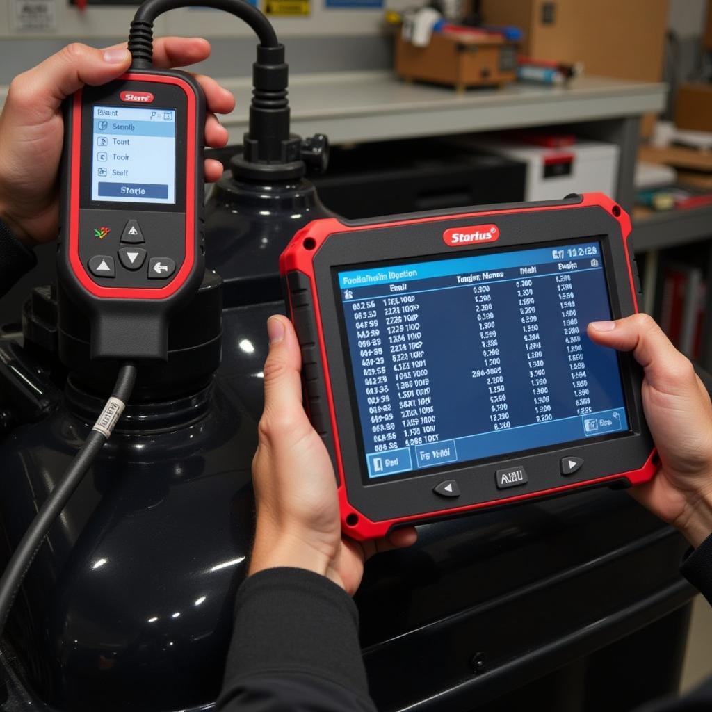 Stats Marine Scan Tool Diagnostics in Action