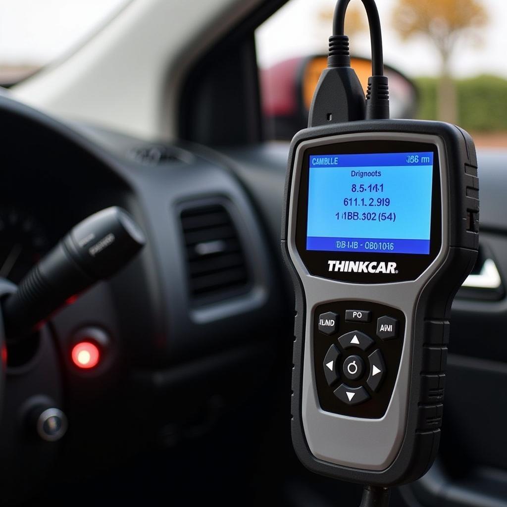 Thinkcar OBD2 Scanner Reading DTC Codes