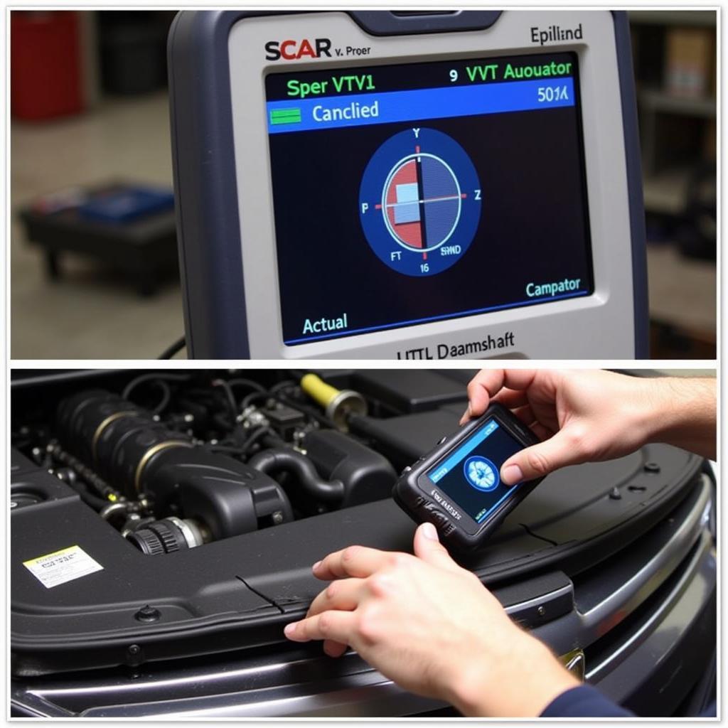 Diagnosing a worn VVT actuator with a scan tool