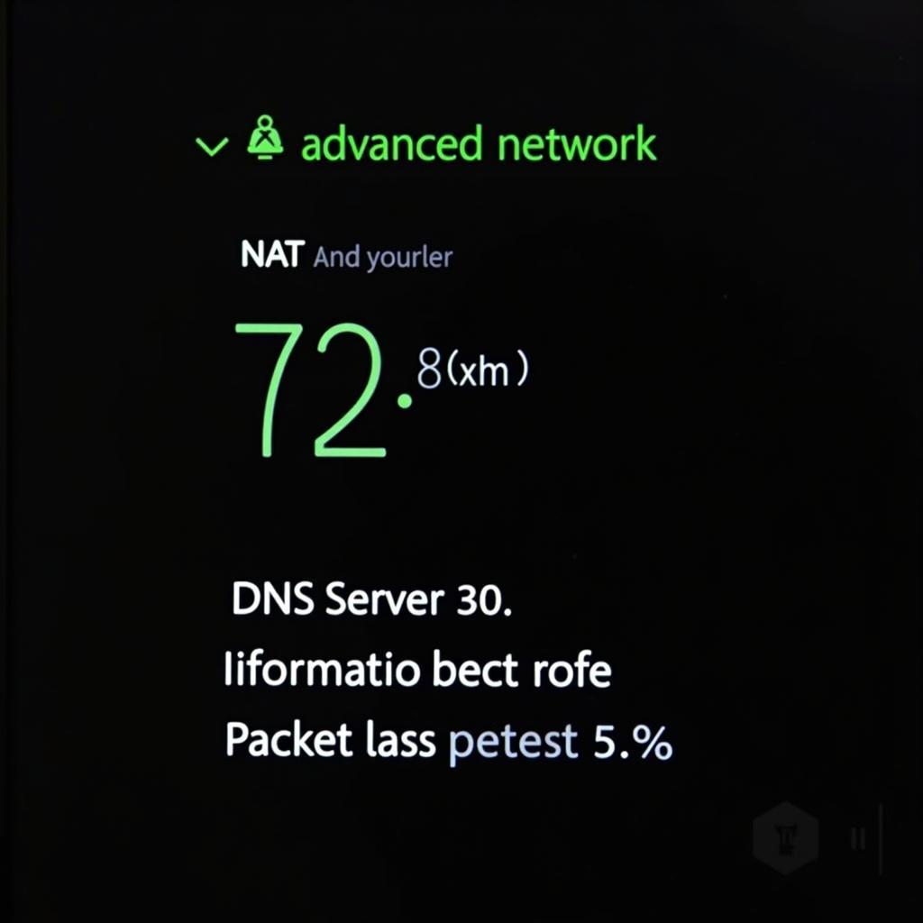 Detailed Network Statistics on Xbox One