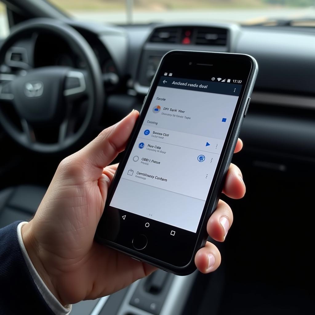 Android Auto Scan Tool In Action