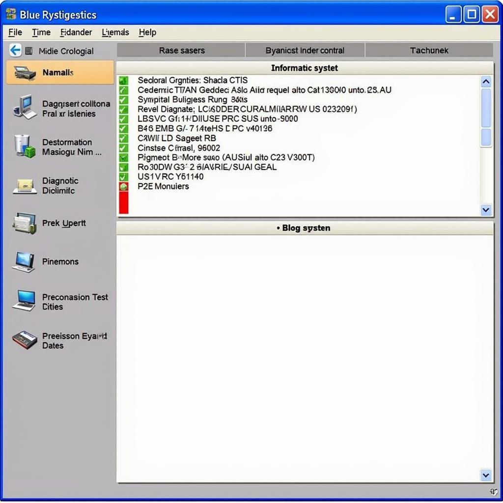 ASUS Diagnostic Software Interface