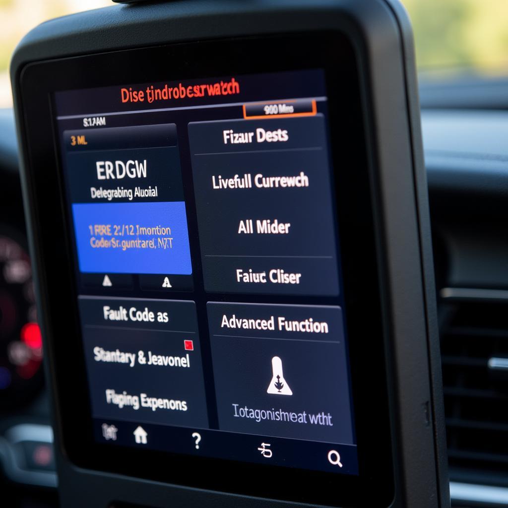 Audi Scan Tool Features Display