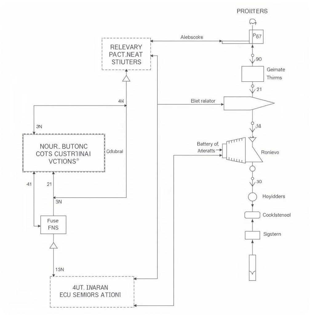 Automotive Electrical System Diagram