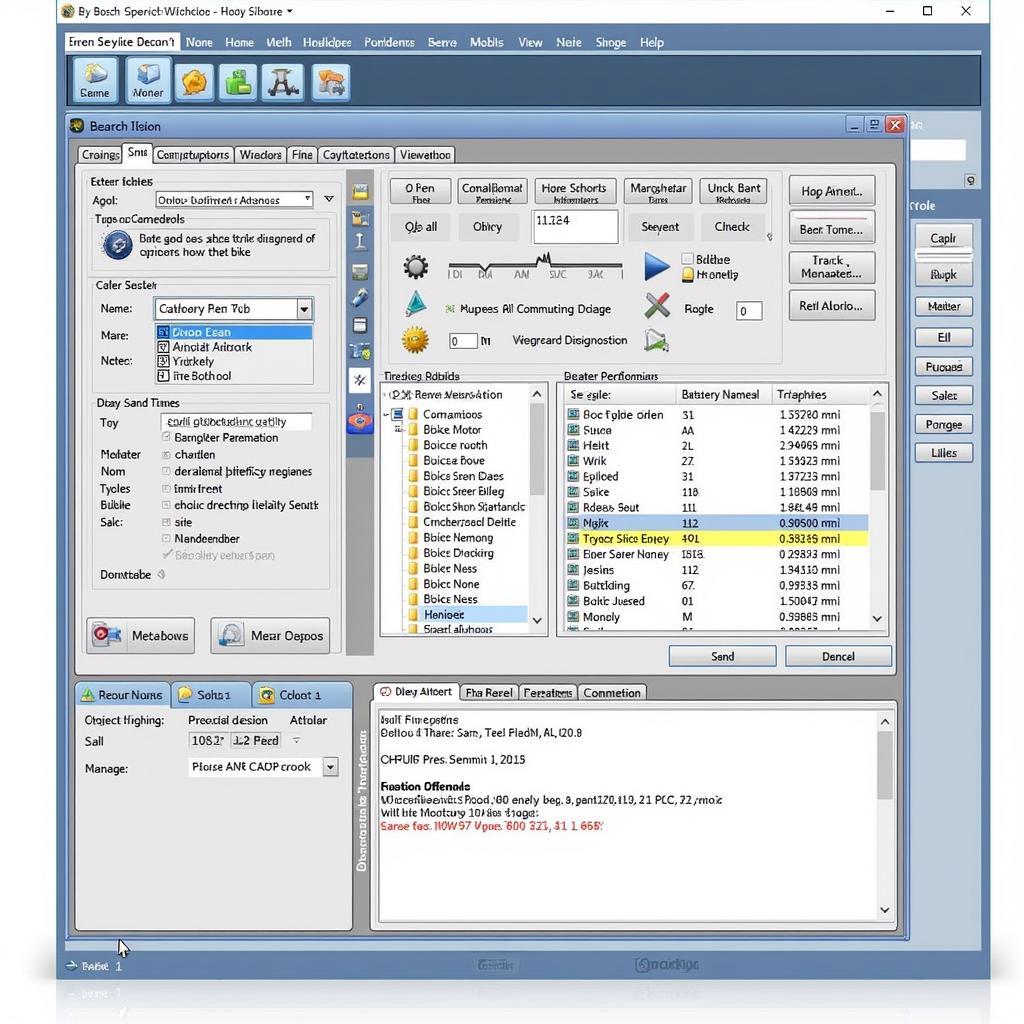 Bosch Ebike Diagnostic Tool Software Interface