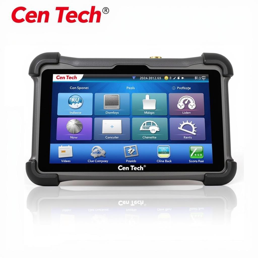 Cen Tech scan tool software interface