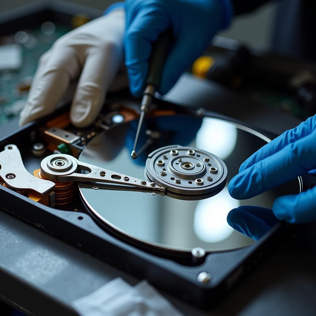 Inspecting Hard Drive for Physical Damage