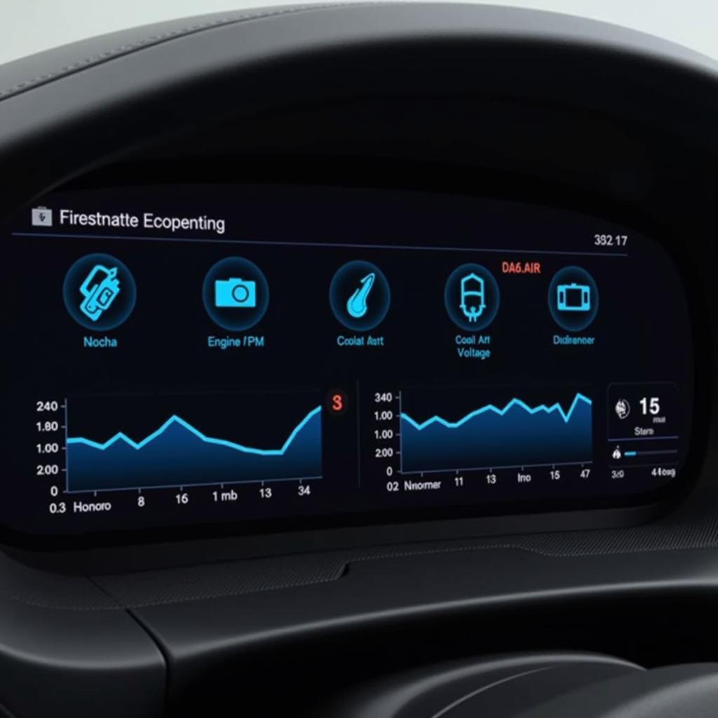 The intuitive dashboard of the Dashlane Diagnostic Tool displaying real-time vehicle data