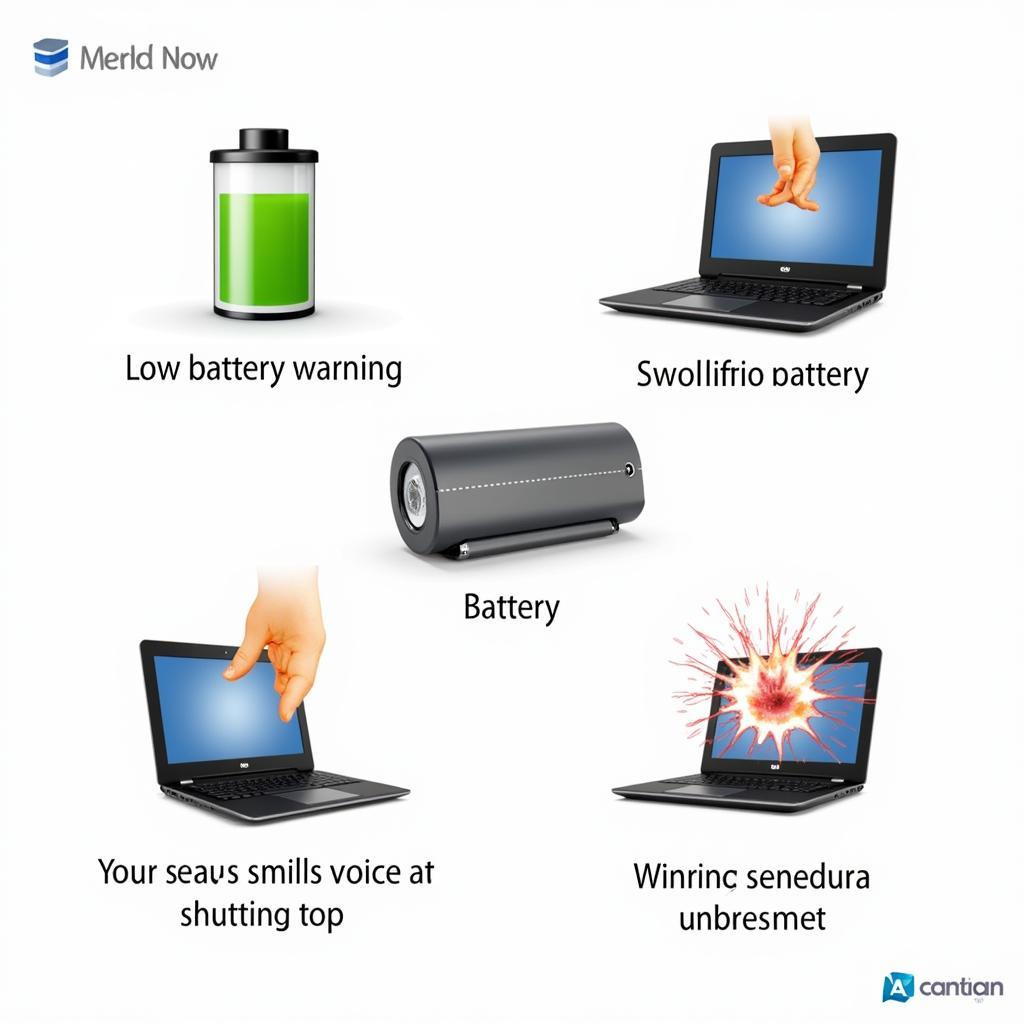 Dell Laptop Battery Warning Signs