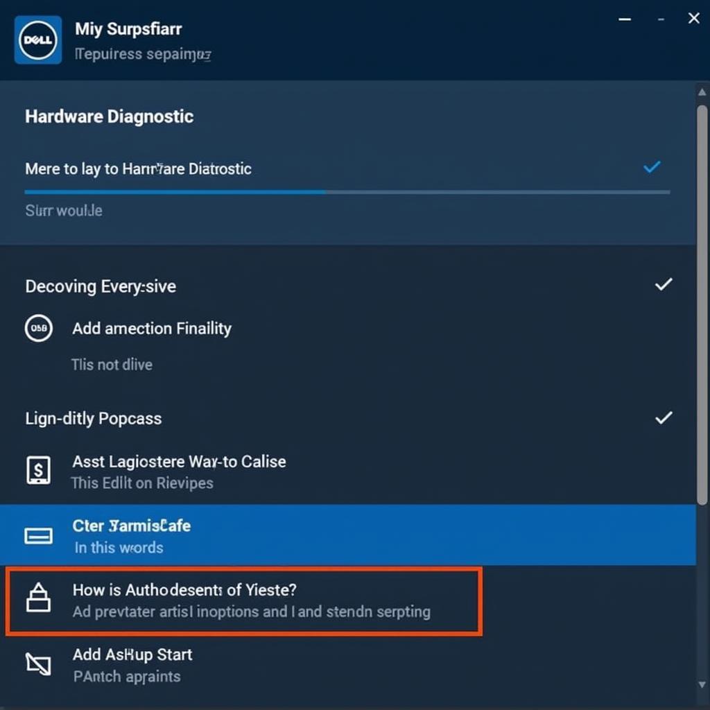 Dell Diagnostic Tools