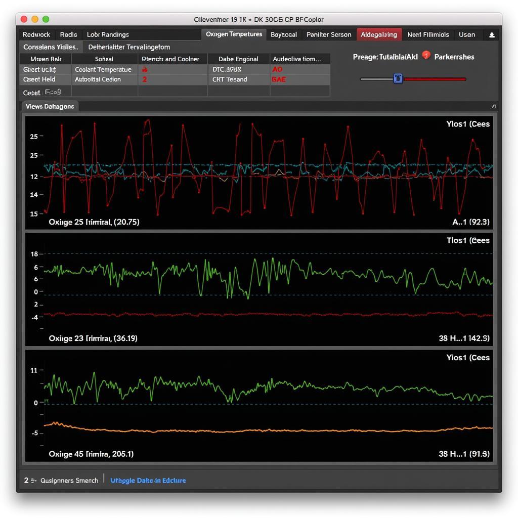 Delphi DS150E CDP+ Software Interface Displaying Live Data