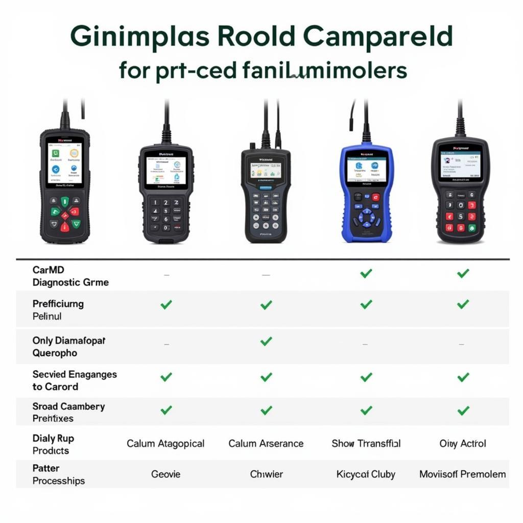 CarMD Diagnostic Tools Comparison