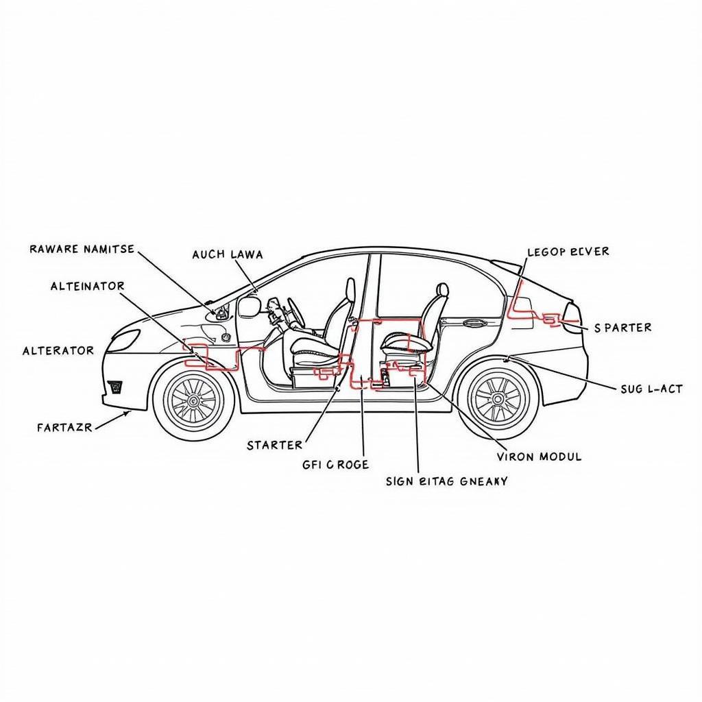 Car Electrical System Diagram