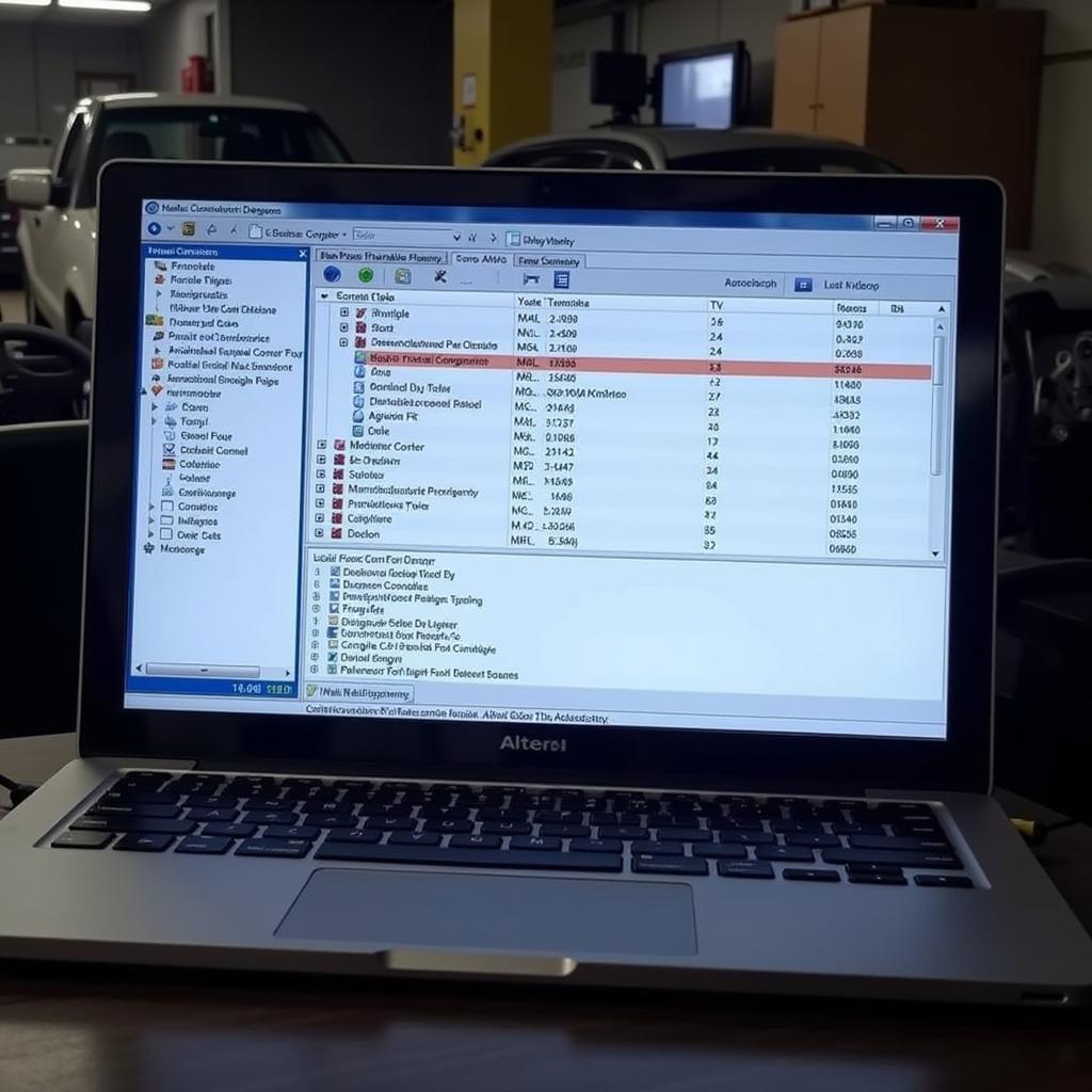 Ford IDS ALTELL Scan Tool displaying diagnostic results