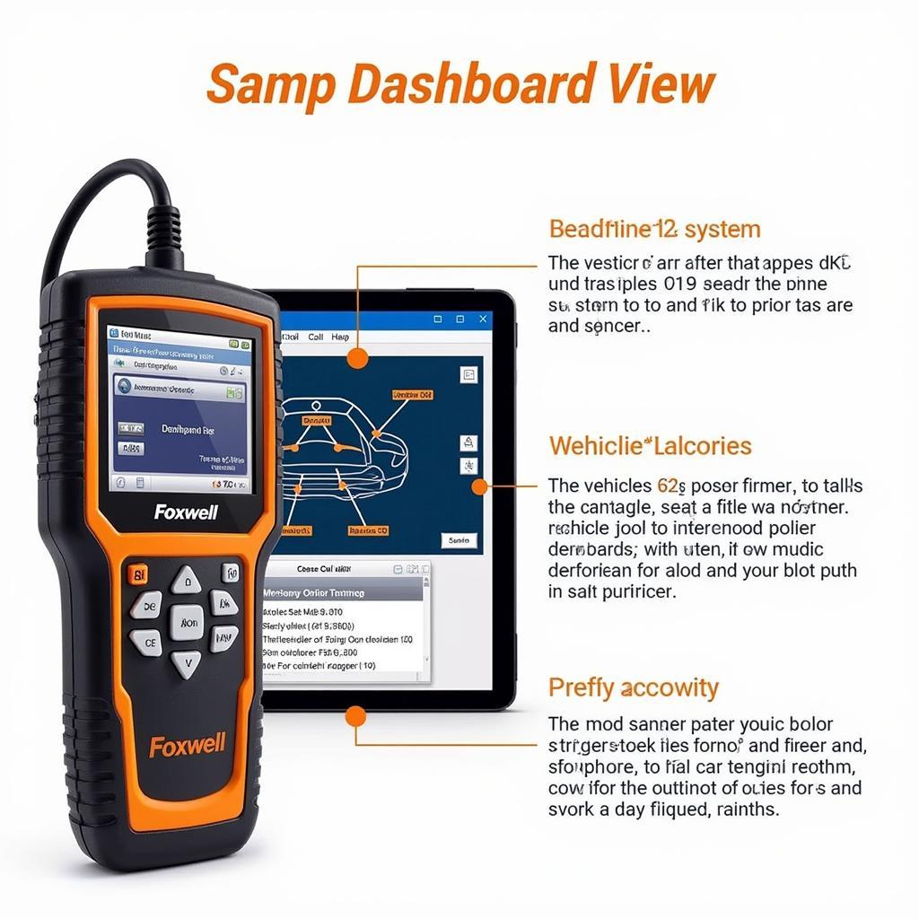 Foxwell 624 Dashboard View