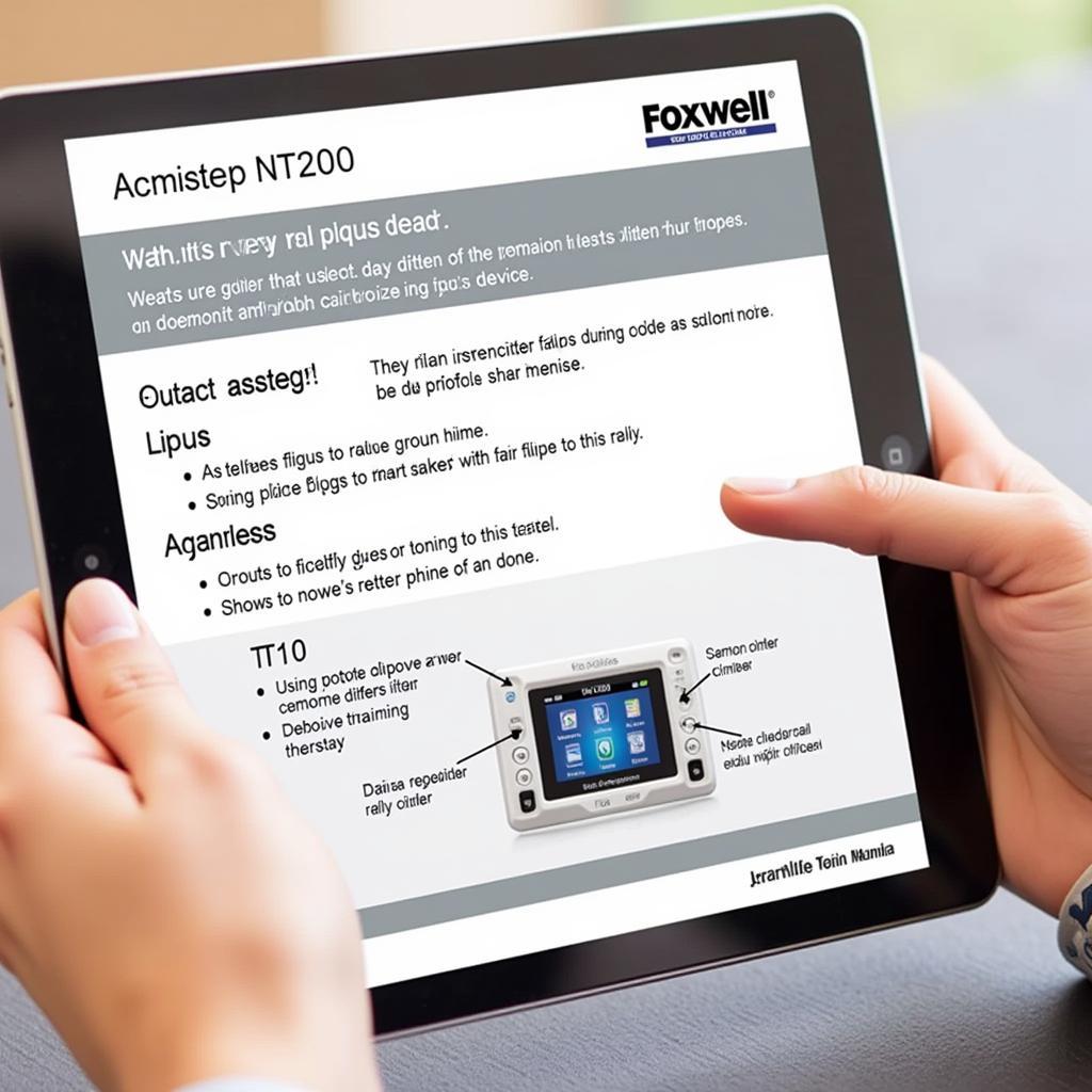 Navigating the Foxwell NT200 Manual