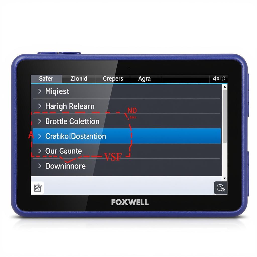 Navigating Foxwell NT510 Menu for Throttle Body Relearn