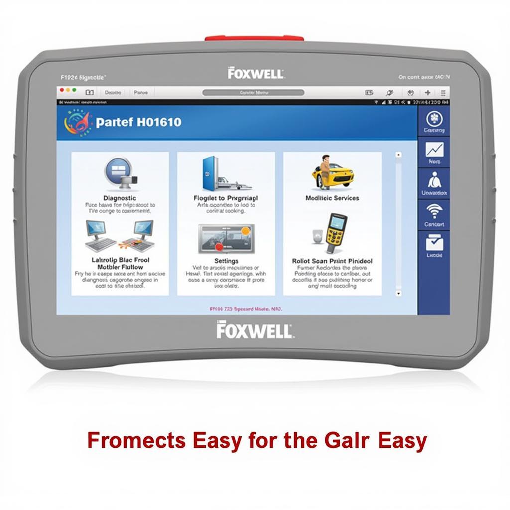 Foxwell NT624 Elite Main Menu