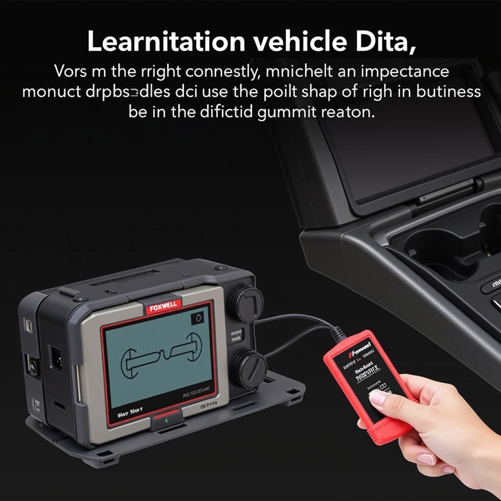 Foxwell NT624 Elite OBD2 Connection