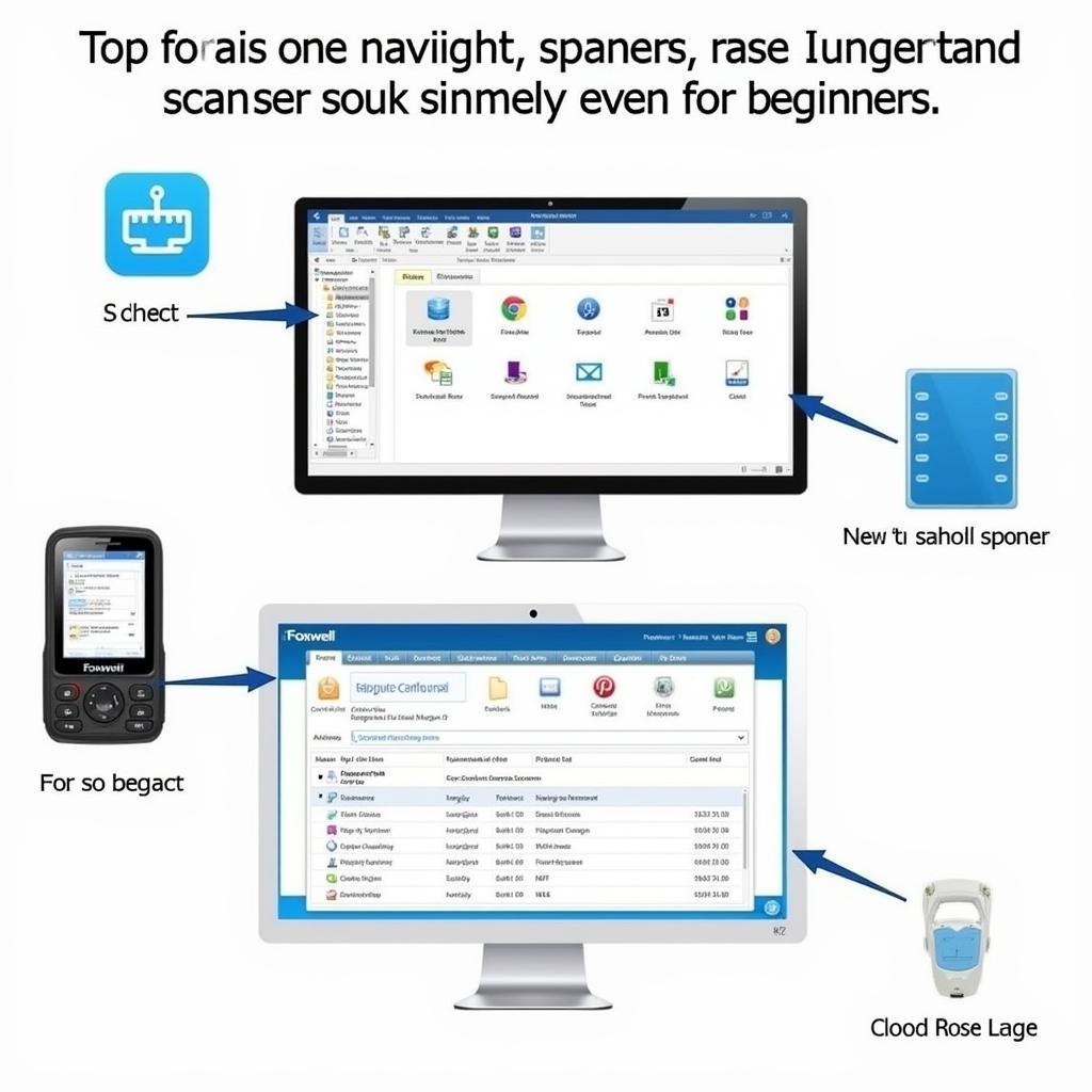 Foxwell NT624 scanner interface