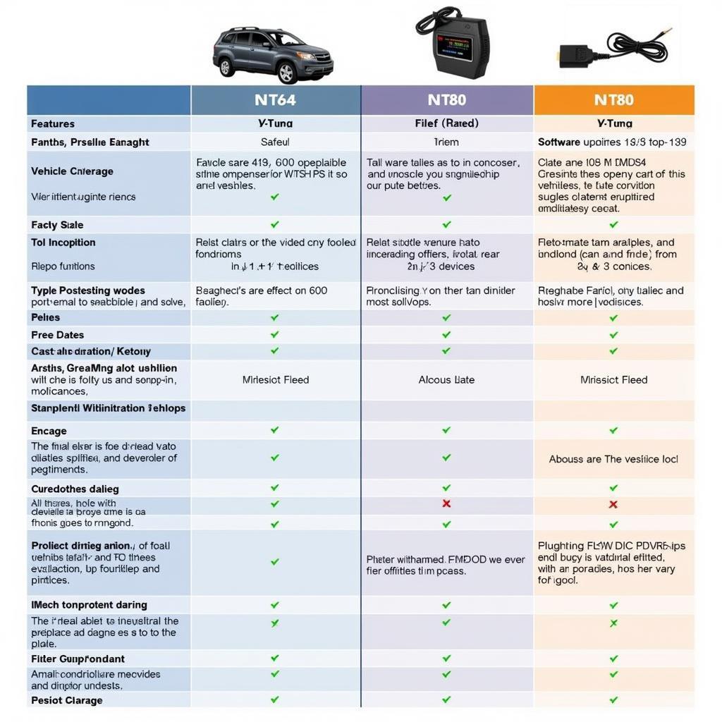 Foxwell NT644 Pro vs NT680 Comparison Chart