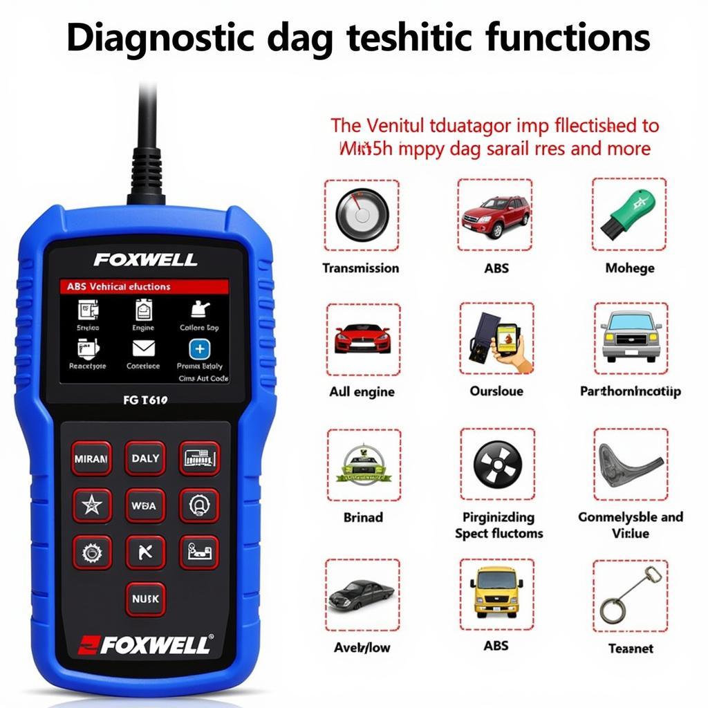 Foxwell NT650 Diagnostic Functions