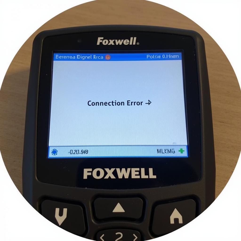 Foxwell Scanner Showing Connection Error