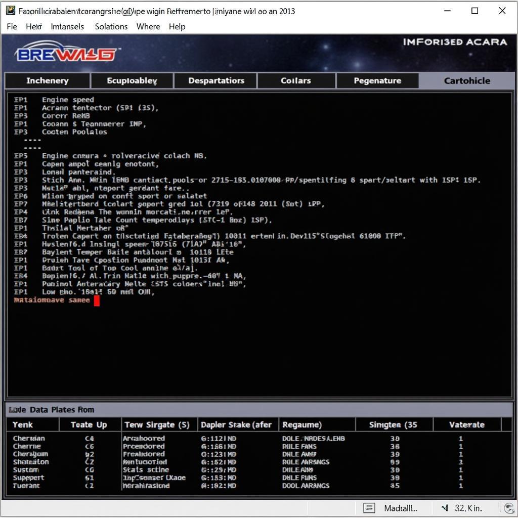 Foxwell Scanner Software Dashboard for 2012 Acura TL