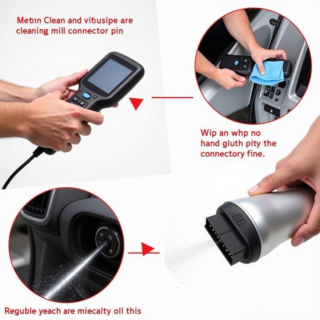 Cleaning Process for Handheld OBD2 Scanner