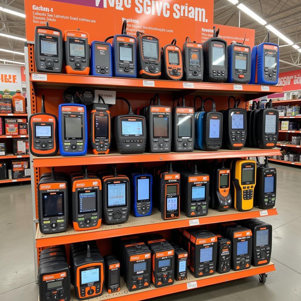 Home Depot OBD2 Scan Tool Display