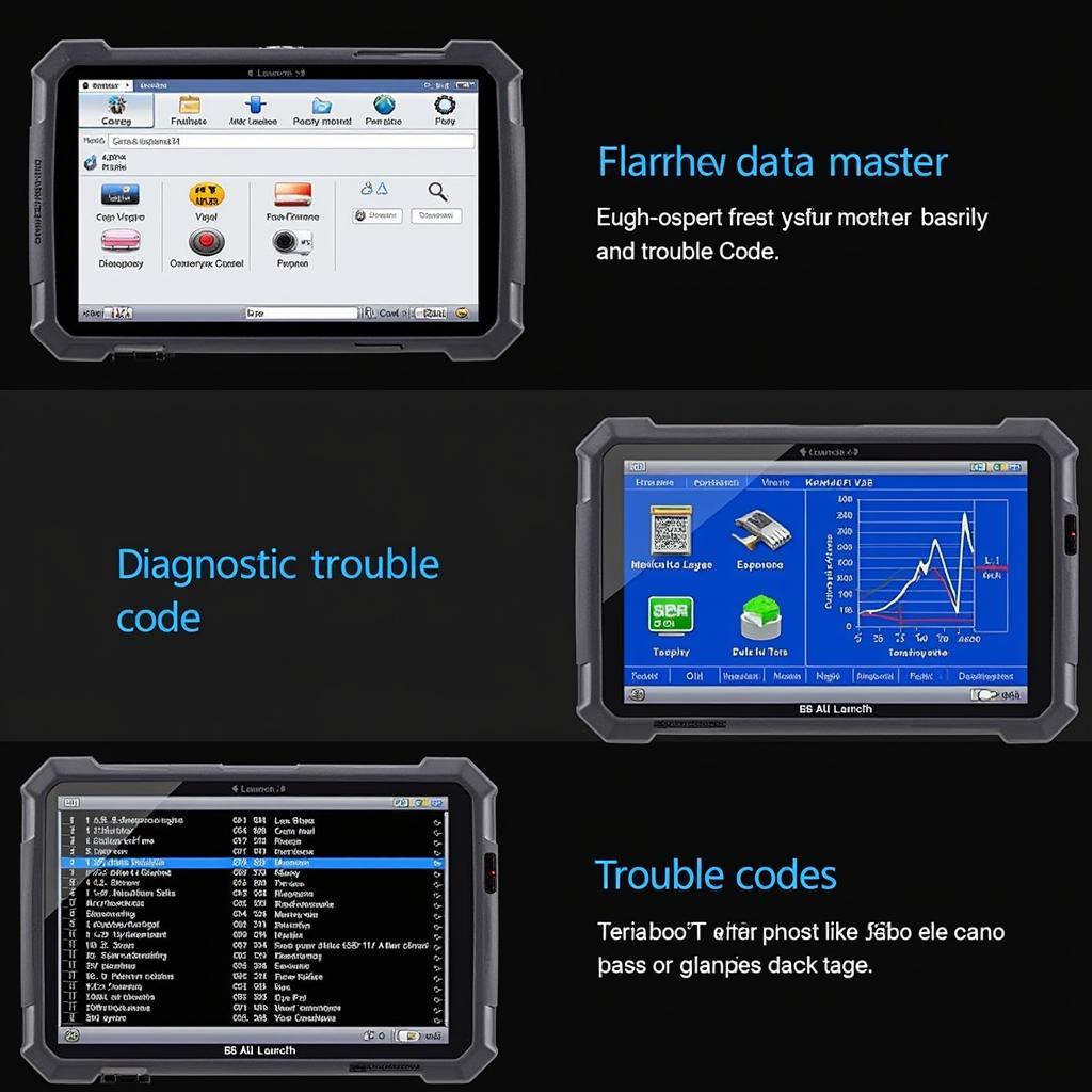 Launch X431 Master Diagnostic Tool Interface