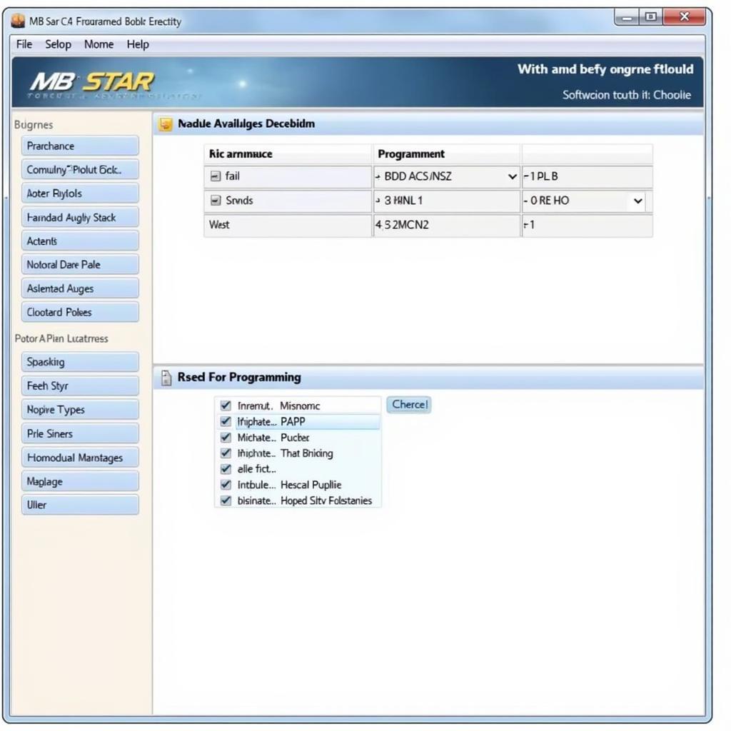 MB Star C4 Performing Module Programming