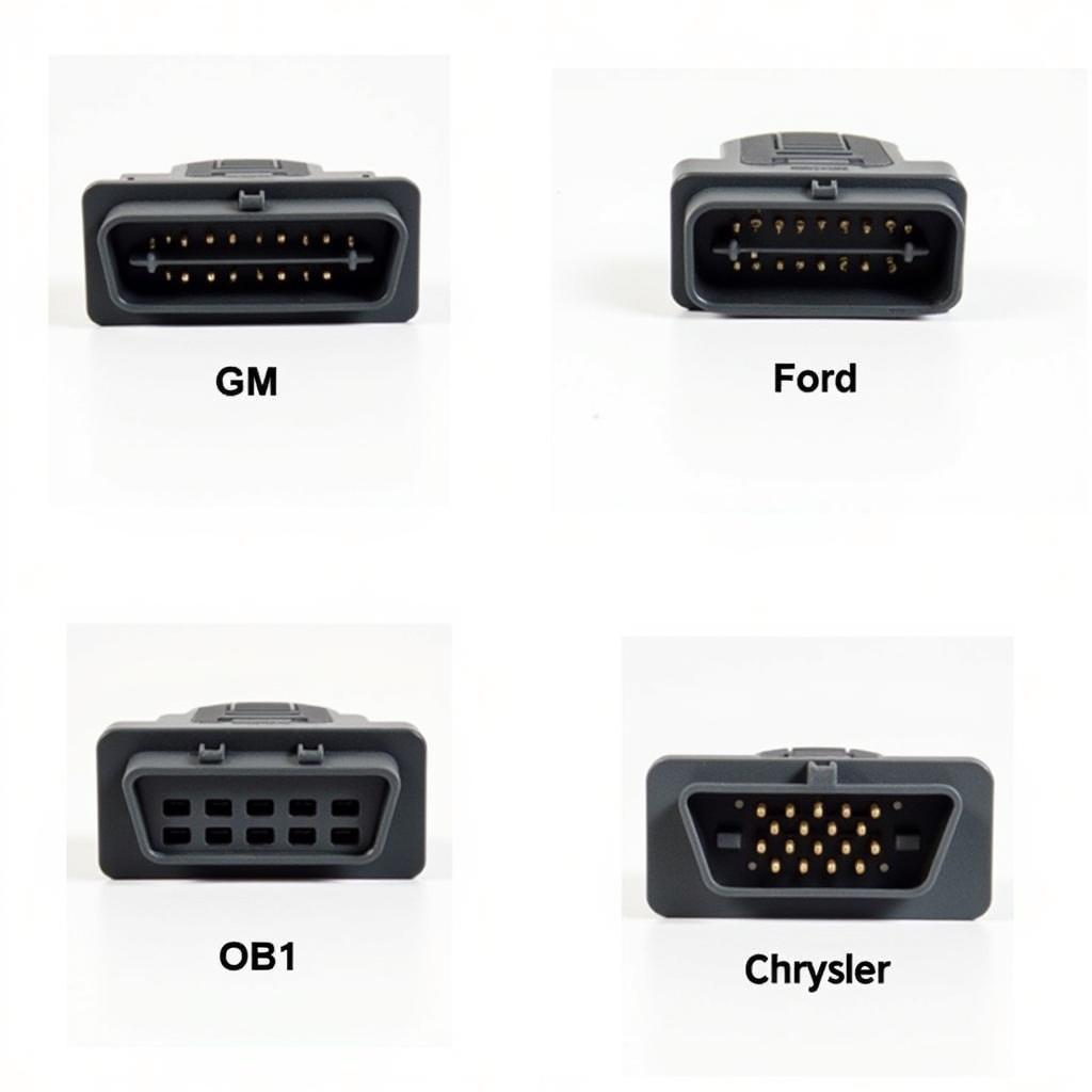 OBD1 Connector Types