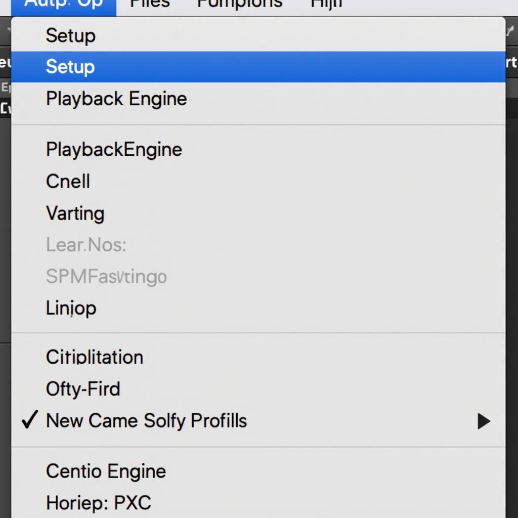 Pro Tools 10 Setup Menu