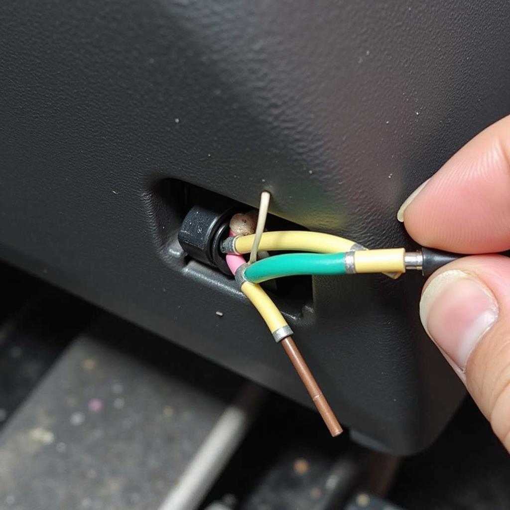 Loose Wiring Under Car Seat