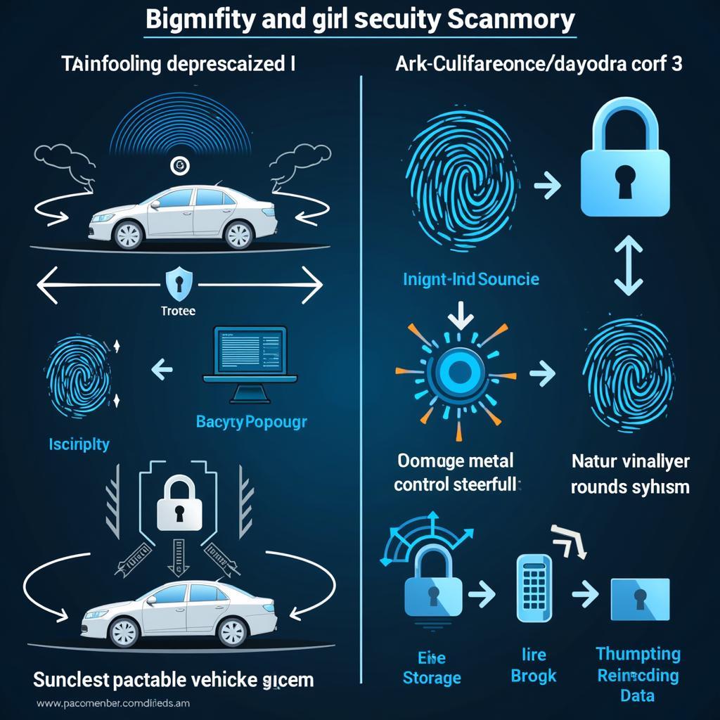 Thumbprint and Iris Scanning Security Measures