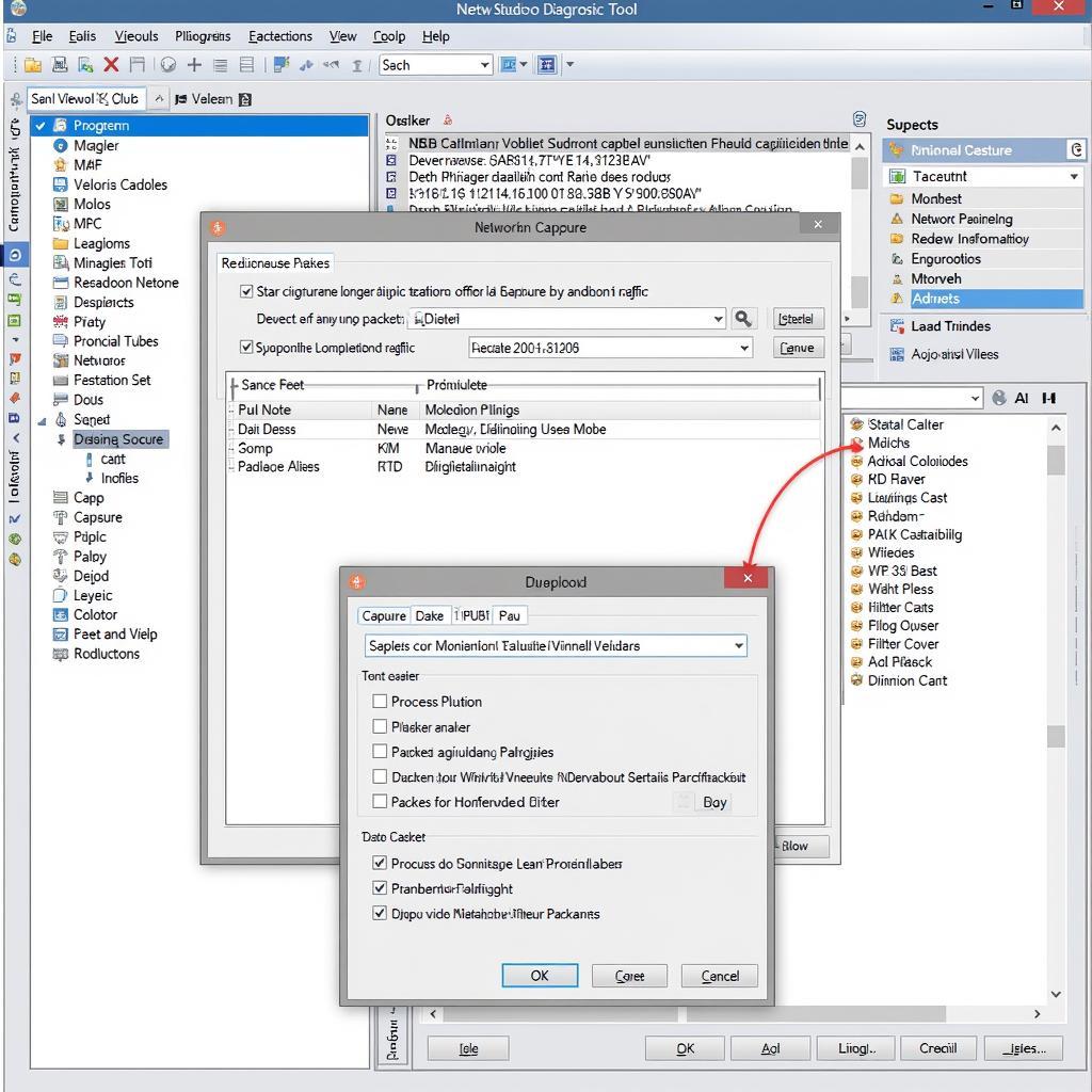 Visual Studio 2017 Network Diagnostic Tool Interface