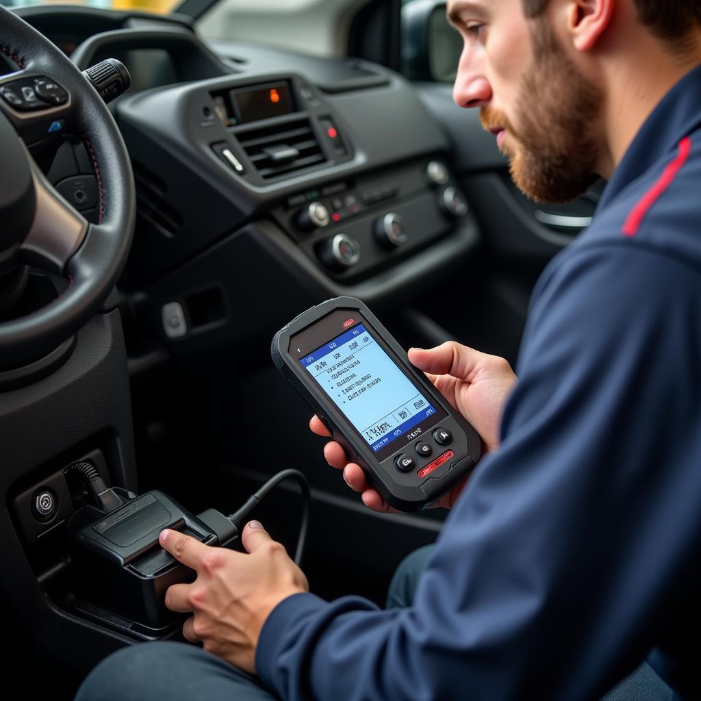 VW Audi Diagnostic Tool in Action