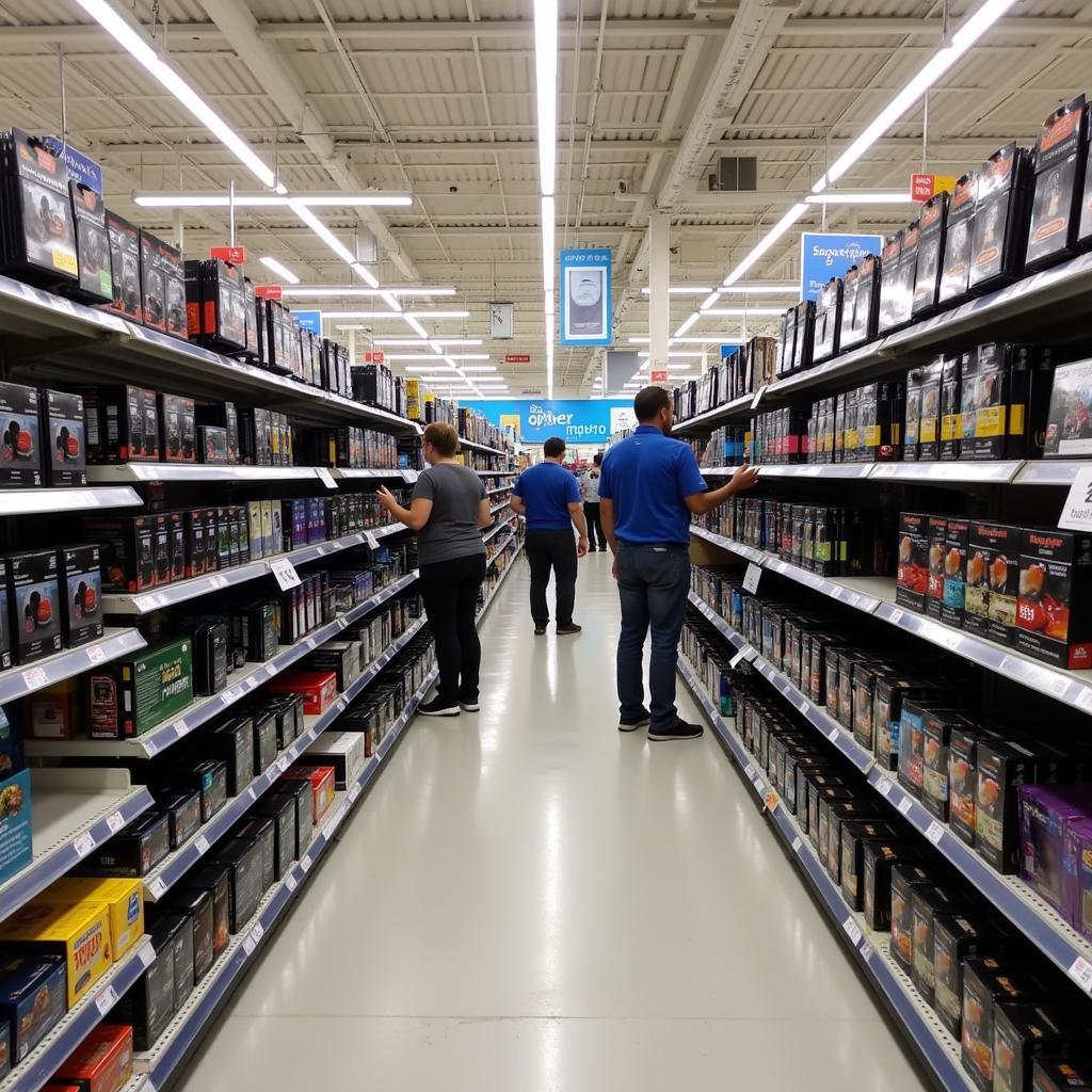 Car Code Scanners on Display at Walmart