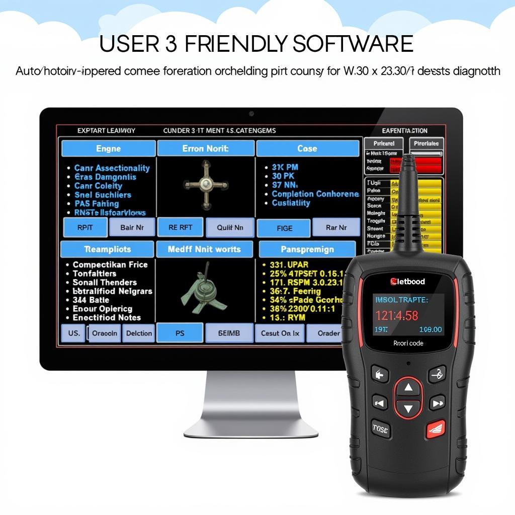 Screenshot of a wireless scan tool software displaying diagnostic data