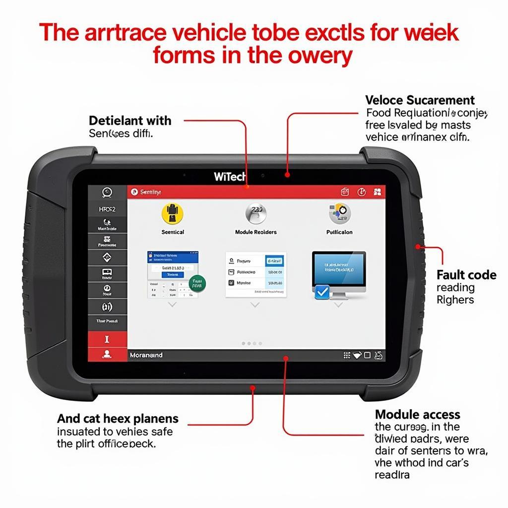 WiTech Diagnostic Tool Interface