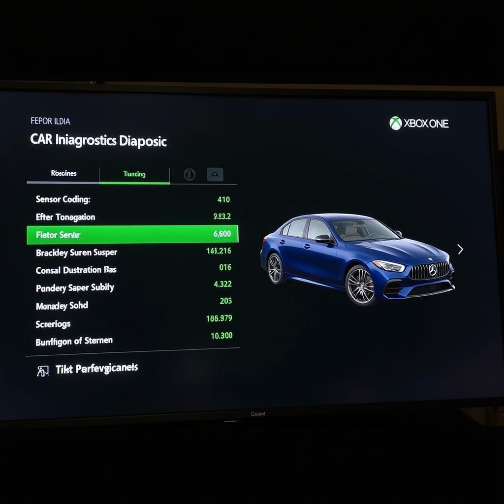 Xbox Displaying Diagnostic Data