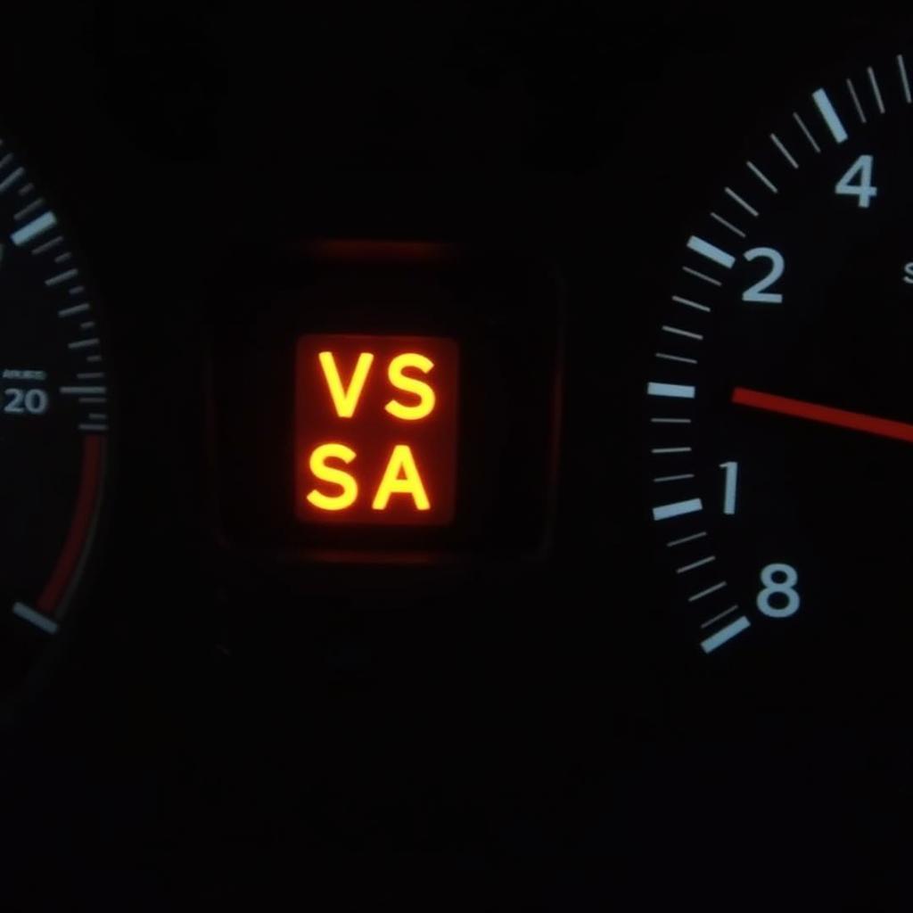 2002 Acura TL Type S VSA Light Illuminated