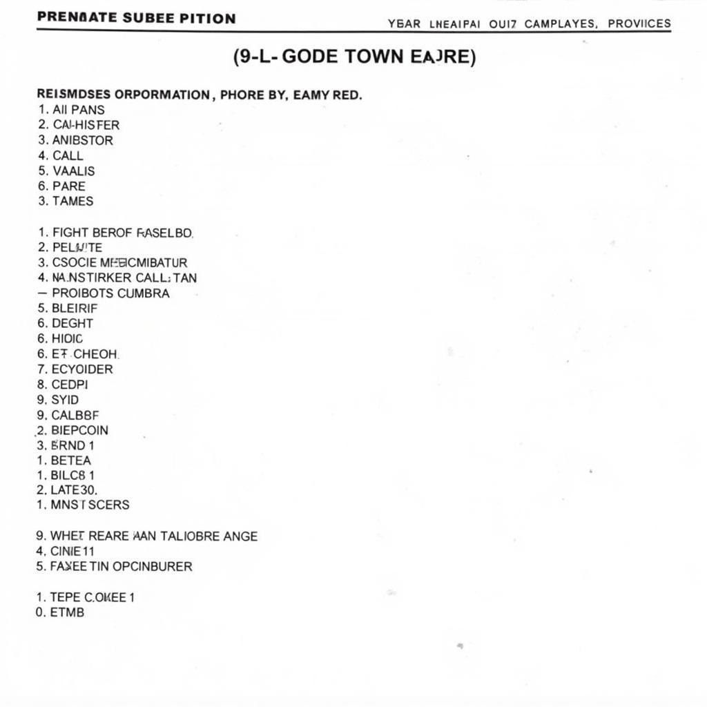 OBD1 Code List for a 1994 Lincoln Town Car