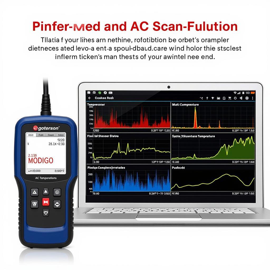 Advanced Scan Tool Displaying AC Data